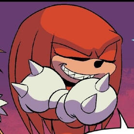 Stitch as Knuckles!